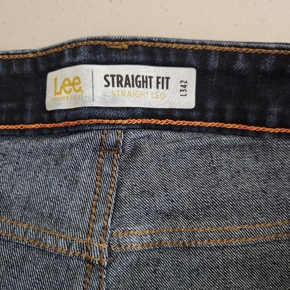 Lee Straight Fit Jeans Mens, sz 36 - Picture 4 of 7
